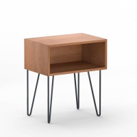 Прикроватный Столик в стиле винтаж  Watford единый размер каштановый LA REDOUTE INTERIEURS  фото, kupilegko.ru